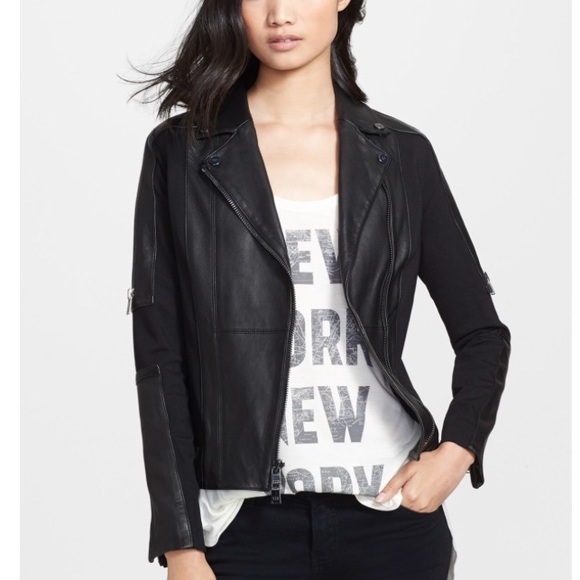 Ponte Leather Moto Jacket - Picture 3 of 6